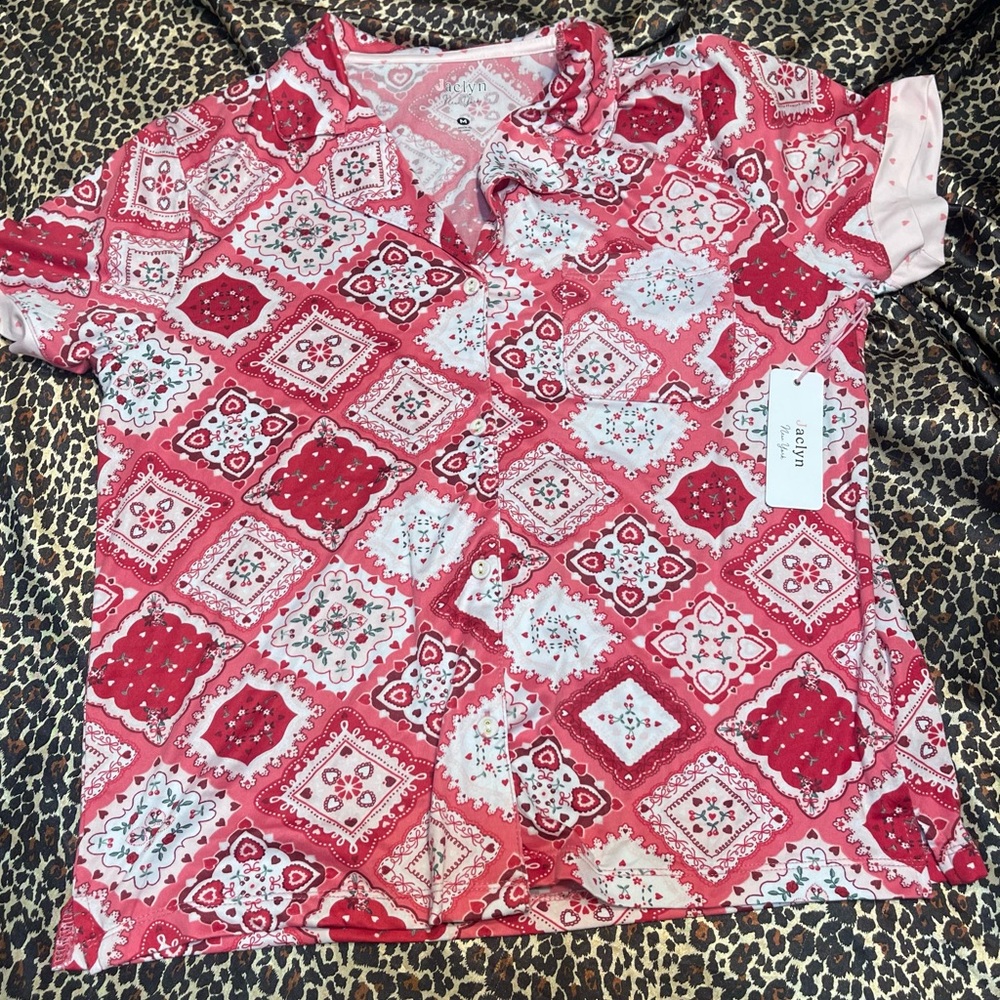 Jaclyn New York Pink Pajama Set - Picture 3 of 10